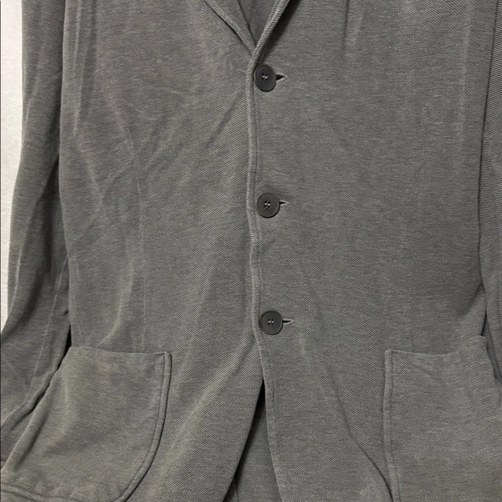 Men's Gray Lightweight Shirt Jacket - Picture 4 of 8